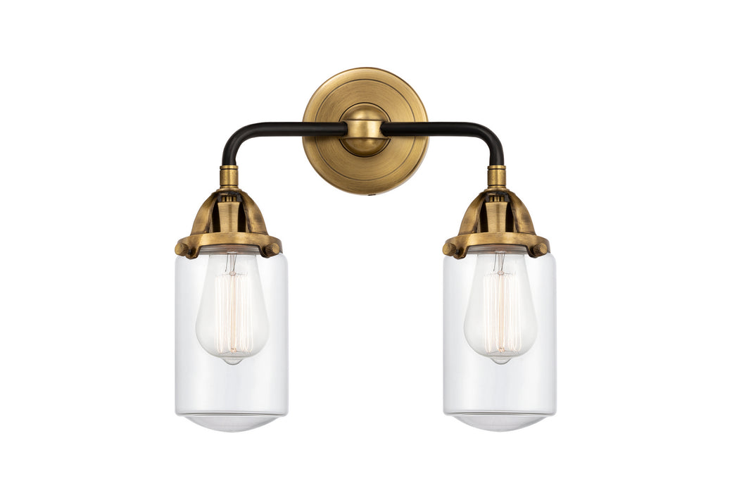 Innovations 288-2W-BAB-G312 Two Light Bath Vanity, Black Antique Brass