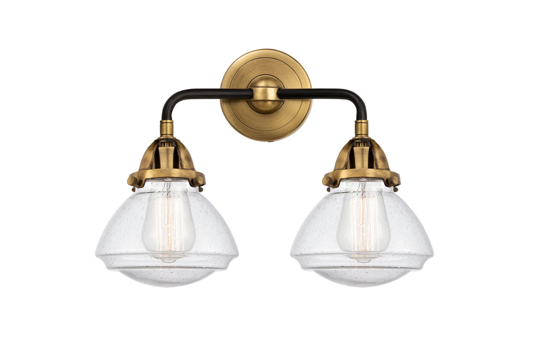 Innovations 288-2W-BAB-G324 Two Light Bath Vanity, Black Antique Brass