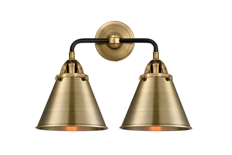 Innovations 288-2W-BAB-M13-AB Two Light Bath Vanity, Black Antique Brass