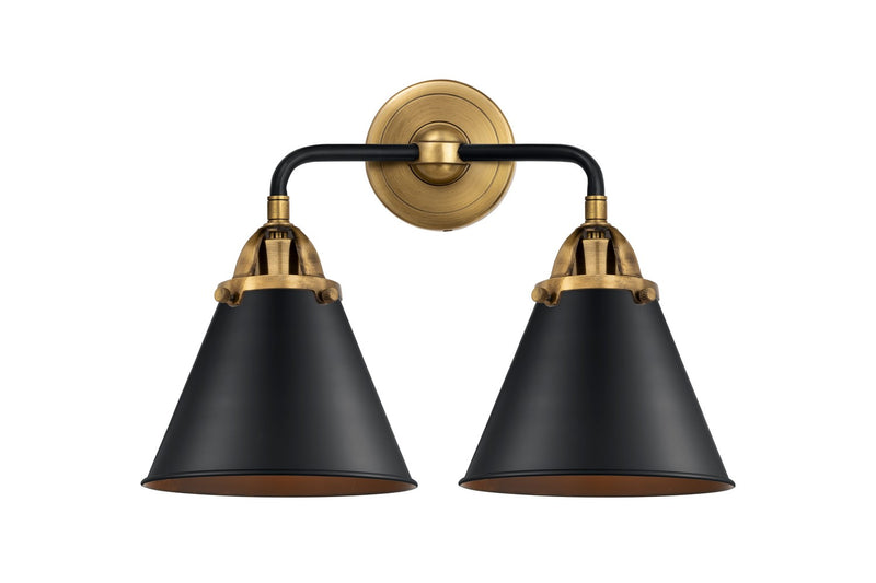 Innovations 288-2W-BAB-M13-BK-LED LED Bath Vanity, Black Antique Brass