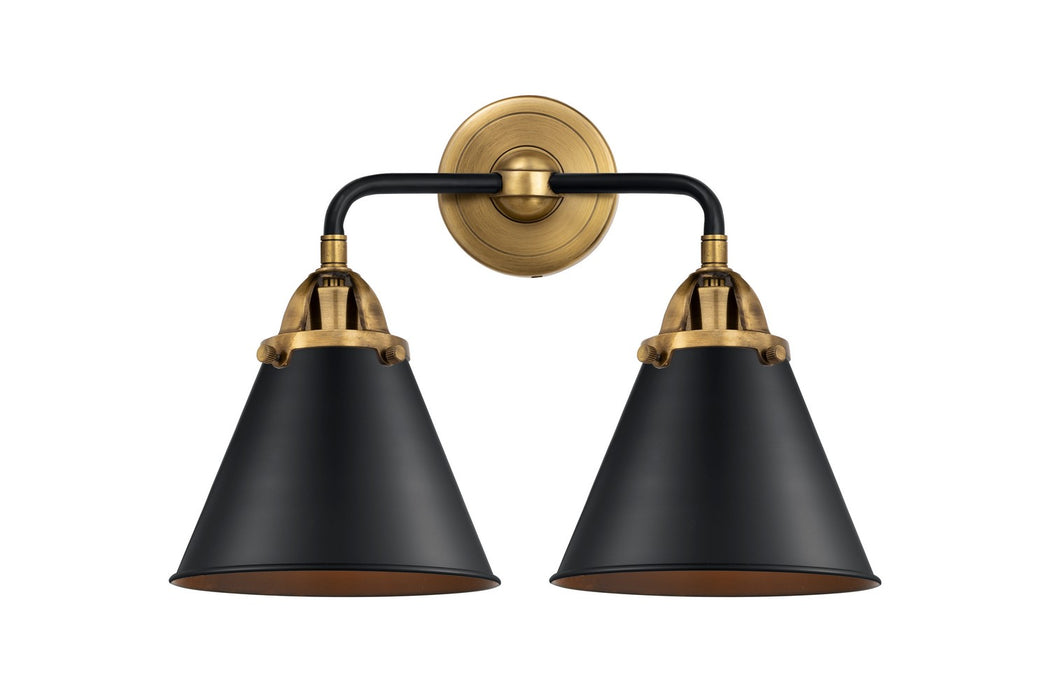 Innovations 288-2W-BAB-M13-BK-LED LED Bath Vanity, Black Antique Brass
