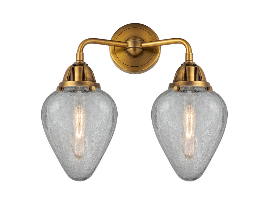 Innovations 288-2W-BB-G165 Two Light Bath Vanity, Brushed Brass