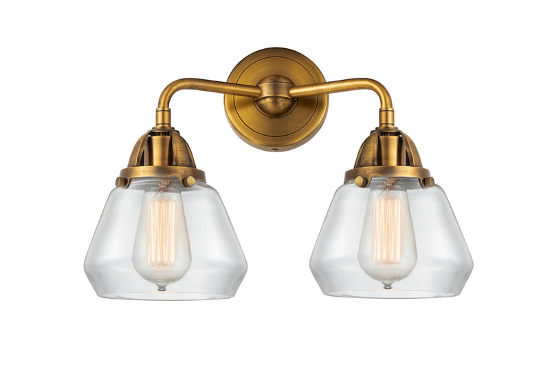 Innovations 288-2W-BB-G172 Two Light Bath Vanity, Brushed Brass