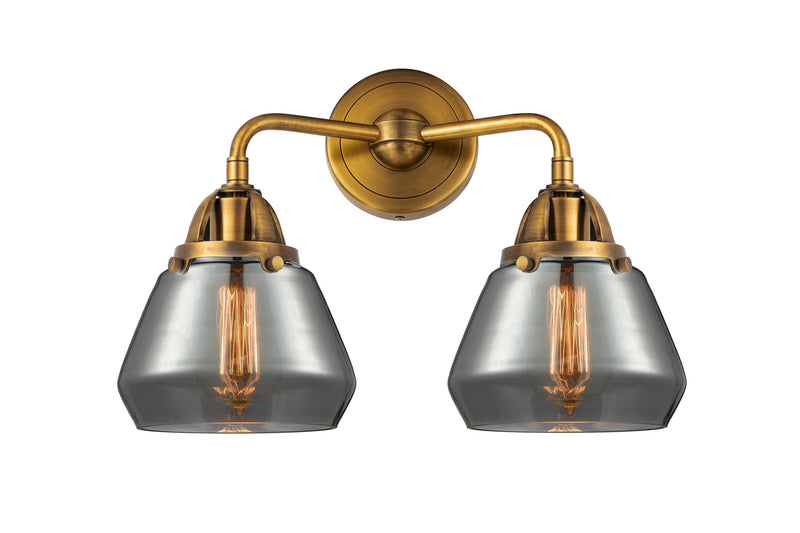 Innovations 288-2W-BB-G173 Two Light Bath Vanity, Brushed Brass