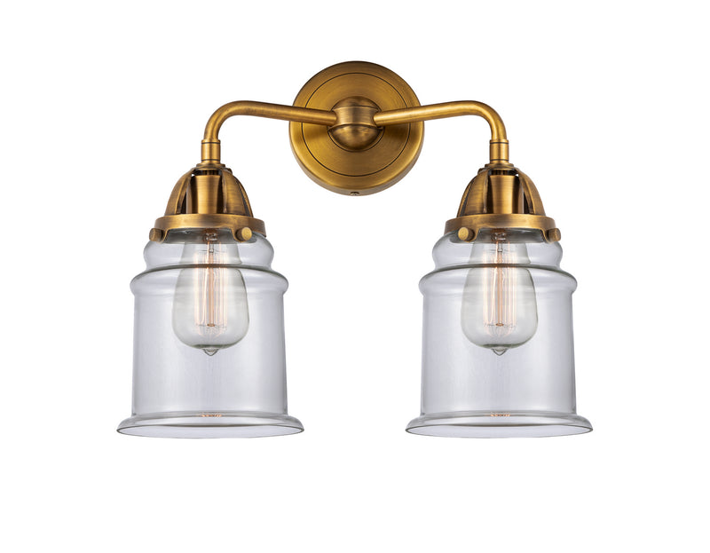 Innovations 288-2W-BB-G182 Two Light Bath Vanity, Brushed Brass