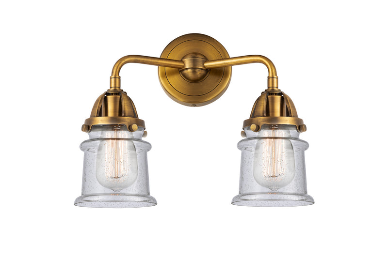 Innovations 288-2W-BB-G184S Two Light Bath Vanity, Brushed Brass