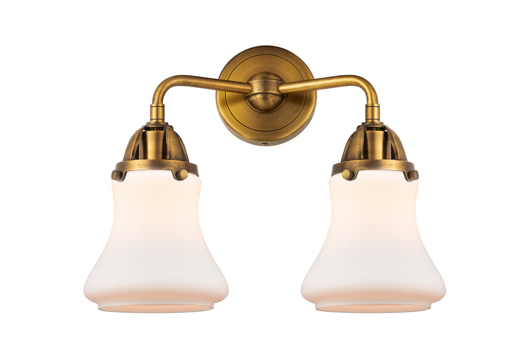 Innovations 288-2W-BB-G191 Two Light Bath Vanity, Brushed Brass