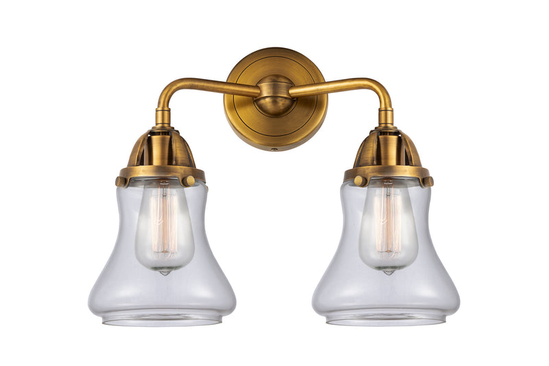 Innovations 288-2W-BB-G192 Two Light Bath Vanity, Brushed Brass