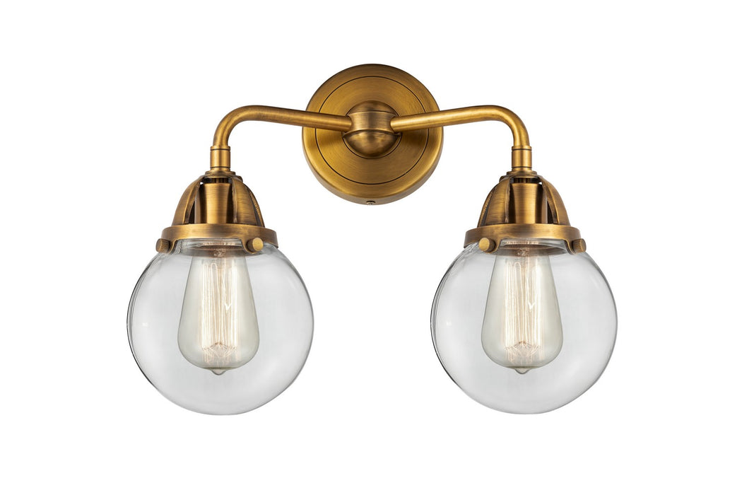 Innovations 288-2W-BB-G202-6-LED LED Bath Vanity, Brushed Brass