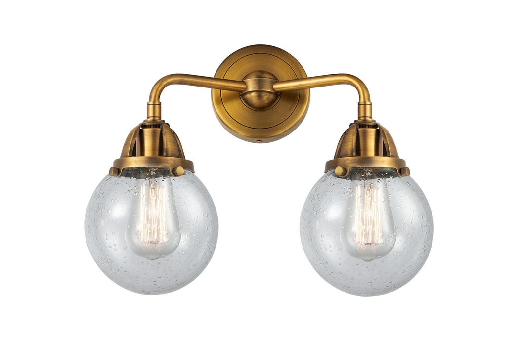 Innovations 288-2W-BB-G204-6-LED LED Bath Vanity, Brushed Brass