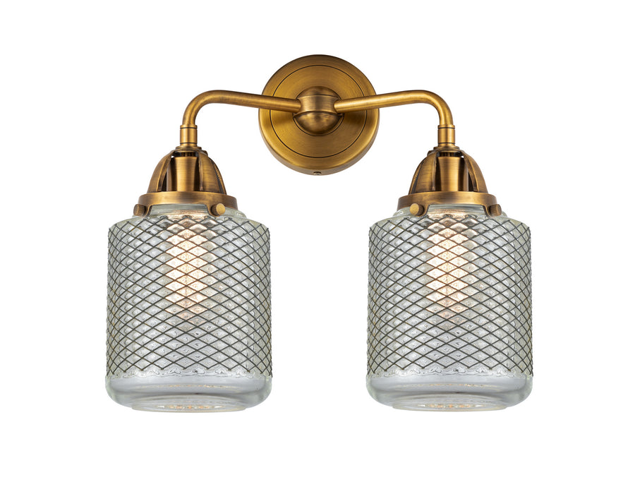 Innovations 288-2W-BB-G262 Two Light Bath Vanity, Brushed Brass