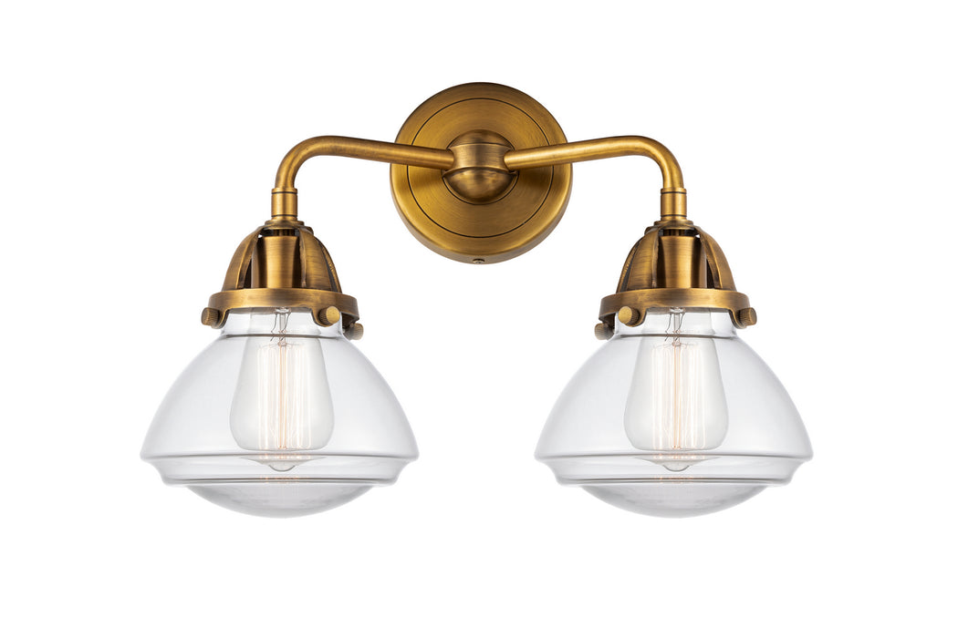 Innovations 288-2W-BB-G322 Two Light Bath Vanity, Brushed Brass