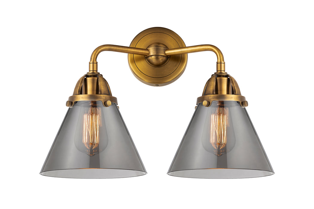 Innovations 288-2W-BB-G43 Two Light Bath Vanity, Brushed Brass