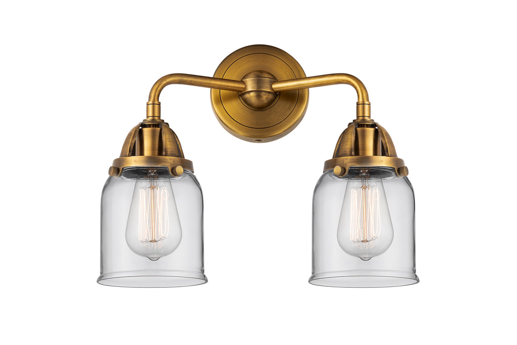Innovations 288-2W-BB-G52 Two Light Bath Vanity, Brushed Brass