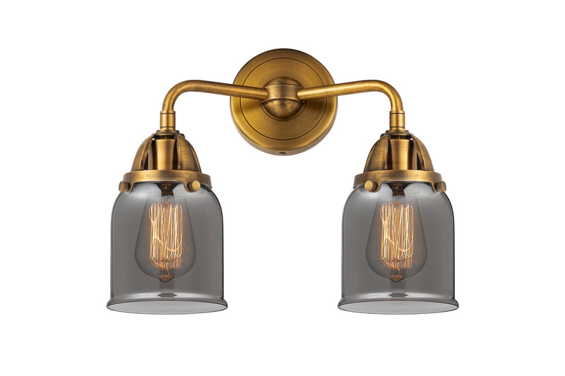 Innovations 288-2W-BB-G53 Two Light Bath Vanity, Brushed Brass