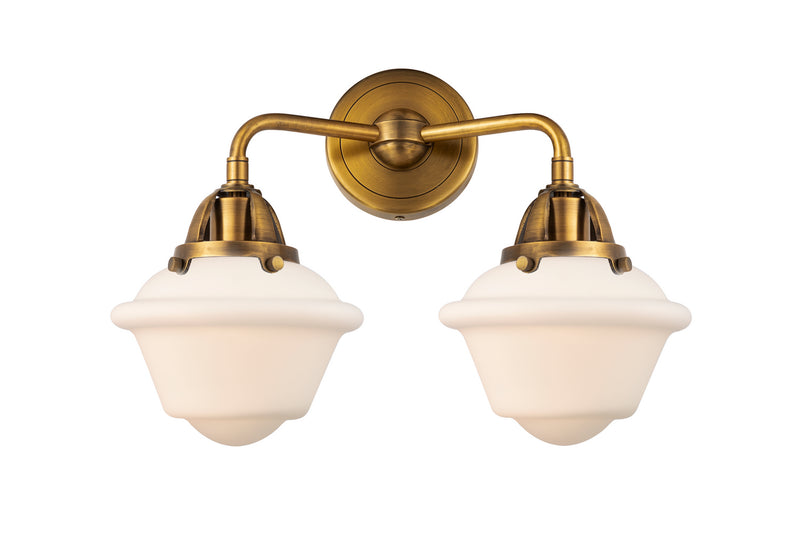 Innovations 288-2W-BB-G531 Two Light Bath Vanity, Brushed Brass