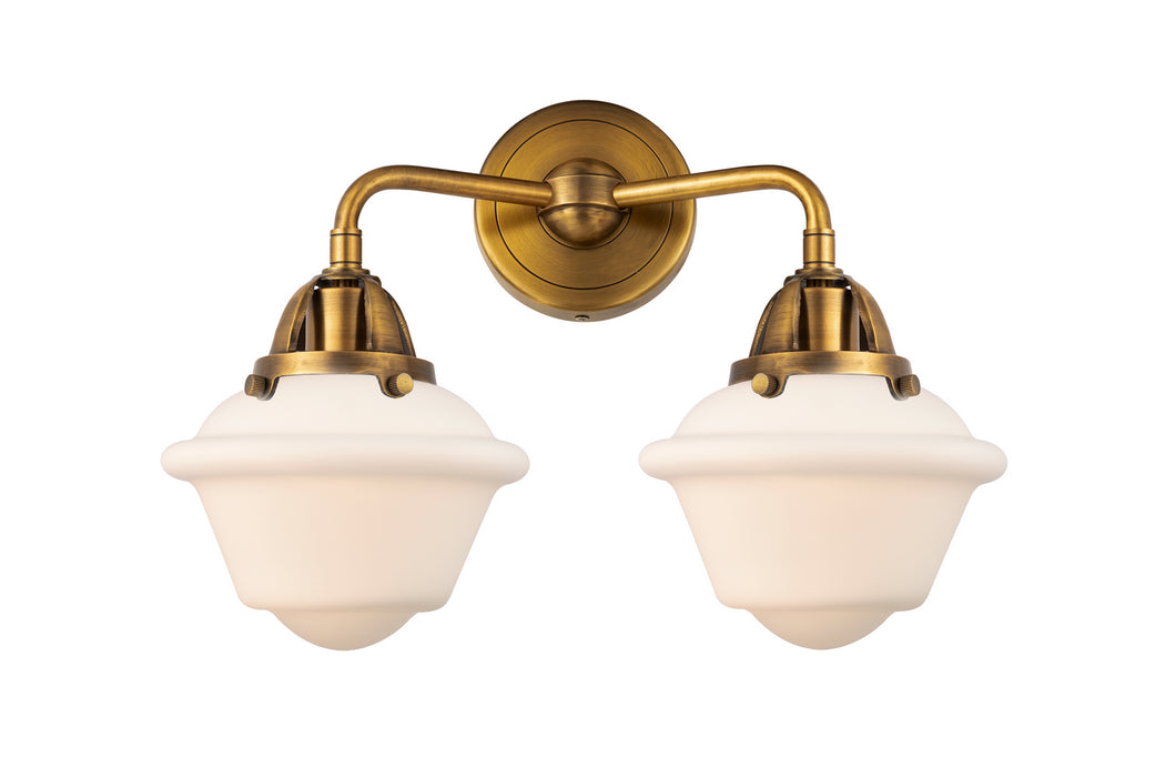 Innovations 288-2W-BB-G531 Two Light Bath Vanity, Brushed Brass