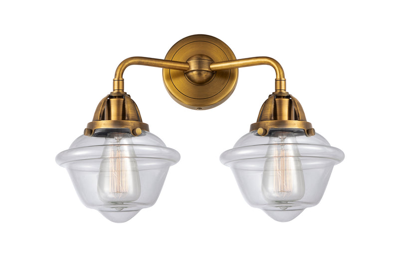 Innovations 288-2W-BB-G532 Two Light Bath Vanity, Brushed Brass