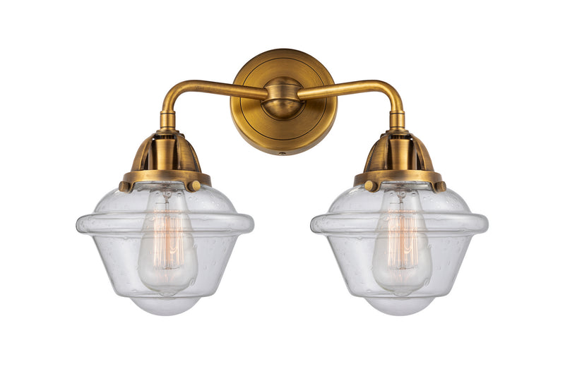 Innovations 288-2W-BB-G534 Two Light Bath Vanity, Brushed Brass