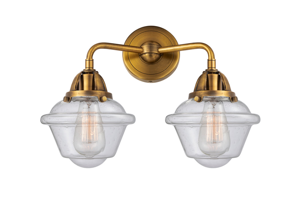 Innovations 288-2W-BB-G534 Two Light Bath Vanity, Brushed Brass