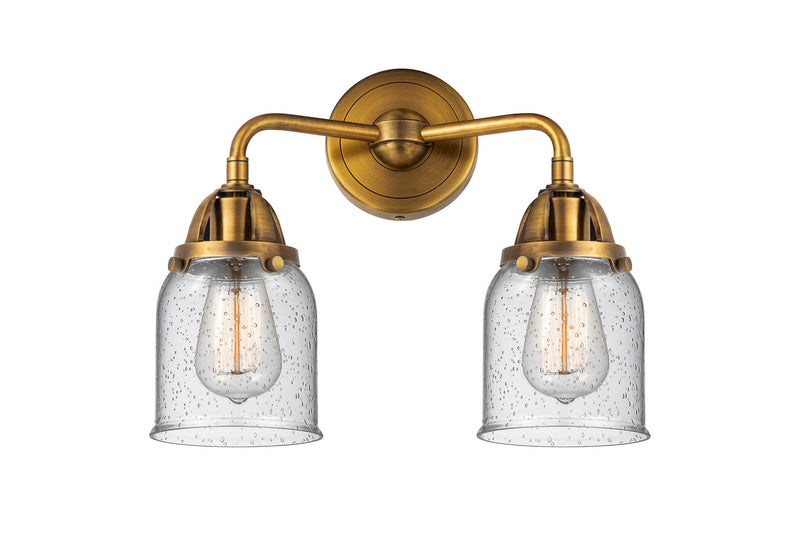 Innovations 288-2W-BB-G54 Two Light Bath Vanity, Brushed Brass