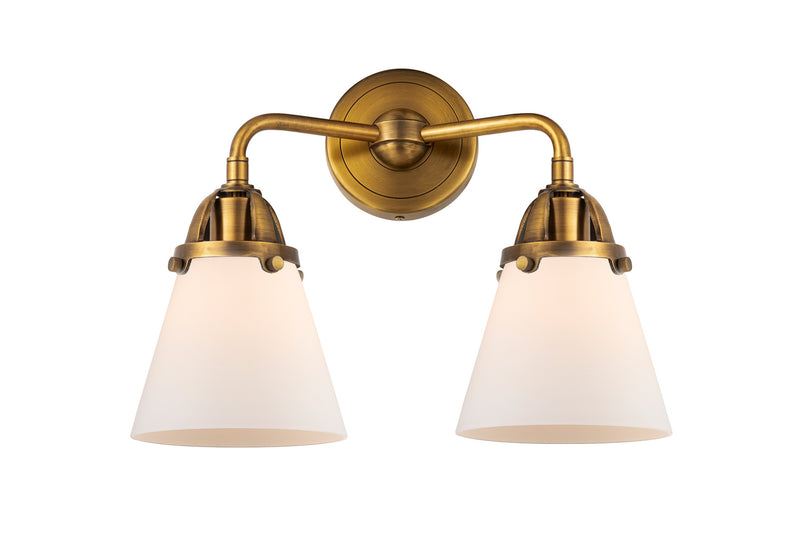 Innovations 288-2W-BB-G61 Two Light Bath Vanity, Brushed Brass
