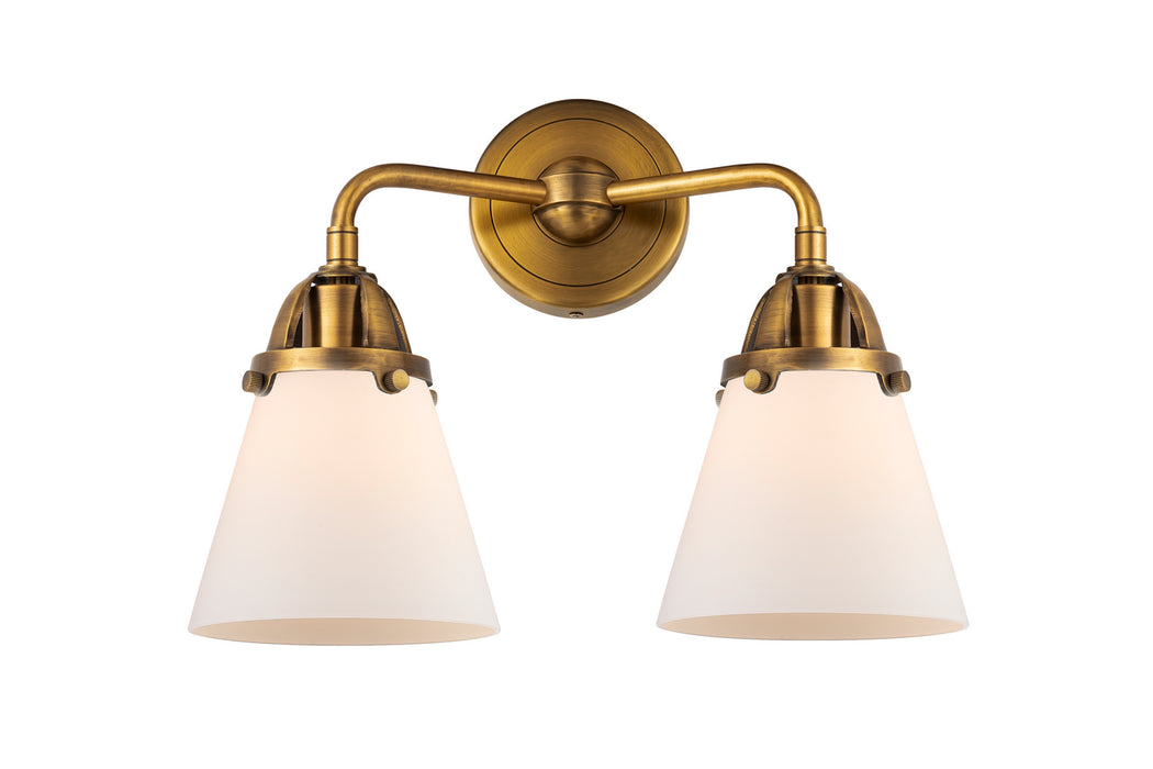 Innovations 288-2W-BB-G61 Two Light Bath Vanity, Brushed Brass