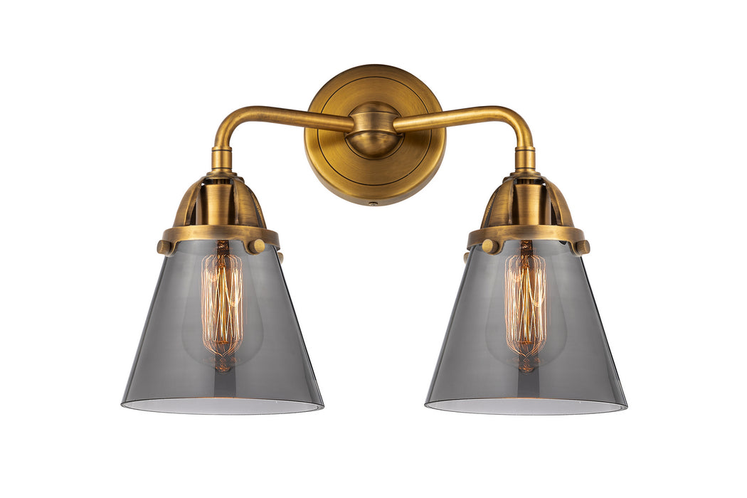 Innovations 288-2W-BB-G63 Two Light Bath Vanity, Brushed Brass