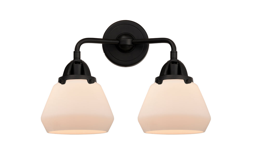 Innovations 288-2W-BK-G171 Two Light Bath Vanity, Matte Black