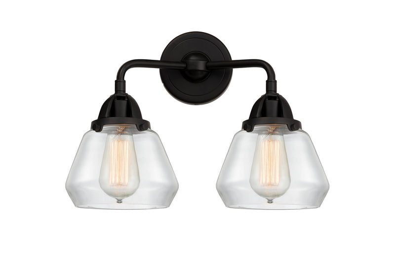 Innovations 288-2W-BK-G172 Two Light Bath Vanity, Matte Black