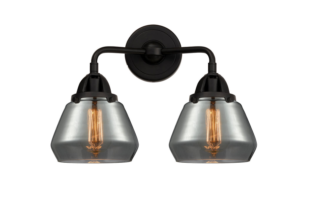 Innovations 288-2W-BK-G173 Two Light Bath Vanity, Matte Black