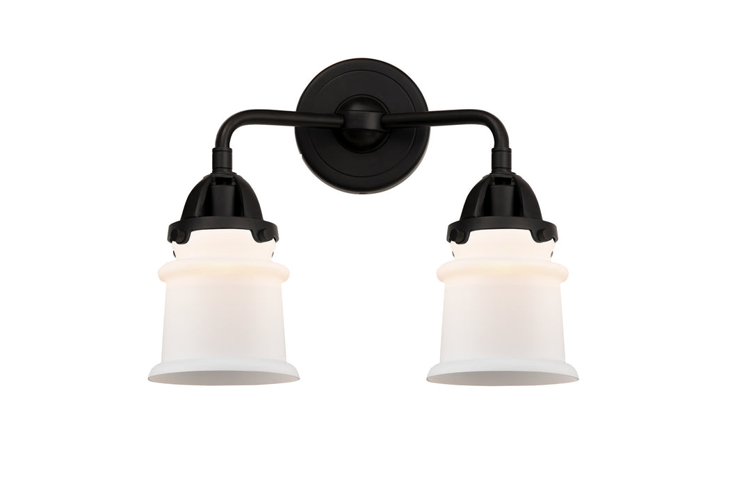 Innovations 288-2W-BK-G181S Two Light Bath Vanity, Matte Black