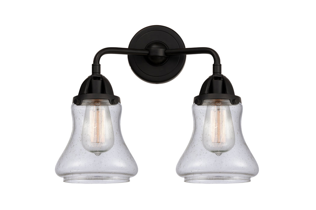 Innovations 288-2W-BK-G194 Two Light Bath Vanity, Matte Black