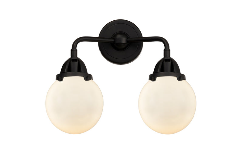 Innovations 288-2W-BK-G201-6-LED LED Bath Vanity, Matte Black