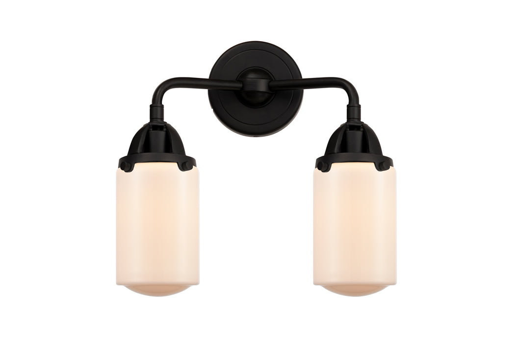 Innovations 288-2W-BK-G311 Two Light Bath Vanity, Matte Black