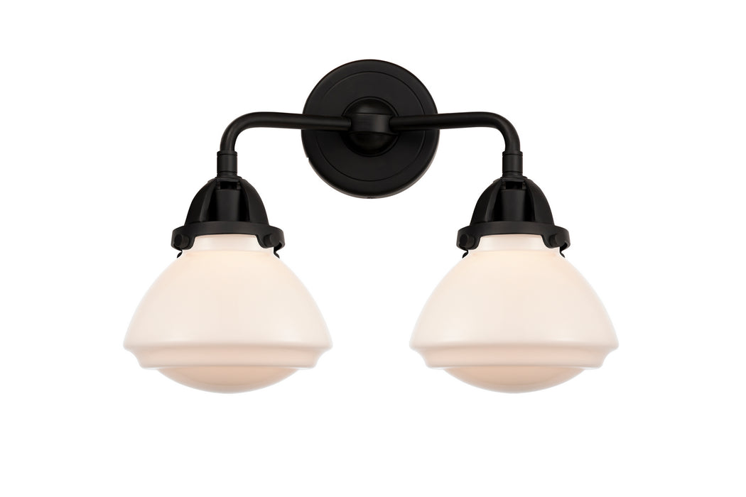 Innovations 288-2W-BK-G321 Two Light Bath Vanity, Matte Black