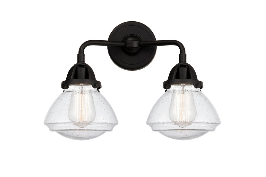 Innovations 288-2W-BK-G324 Two Light Bath Vanity, Matte Black