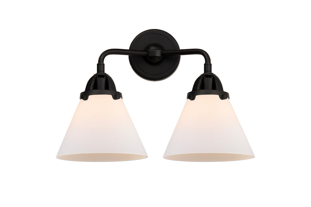 Innovations 288-2W-BK-G41 Two Light Bath Vanity, Matte Black