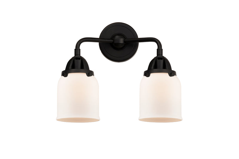 Innovations 288-2W-BK-G51 Two Light Bath Vanity, Matte Black