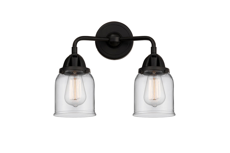 Innovations 288-2W-BK-G52 Two Light Bath Vanity, Matte Black