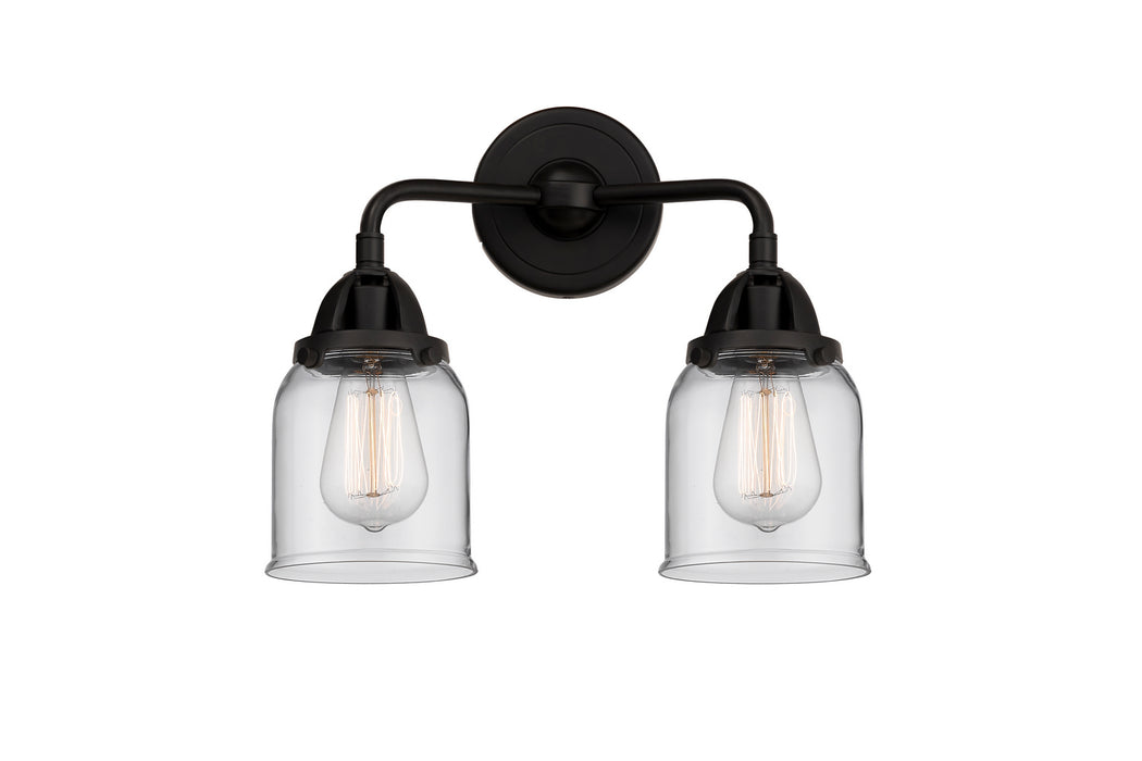 Innovations 288-2W-BK-G52 Two Light Bath Vanity, Matte Black