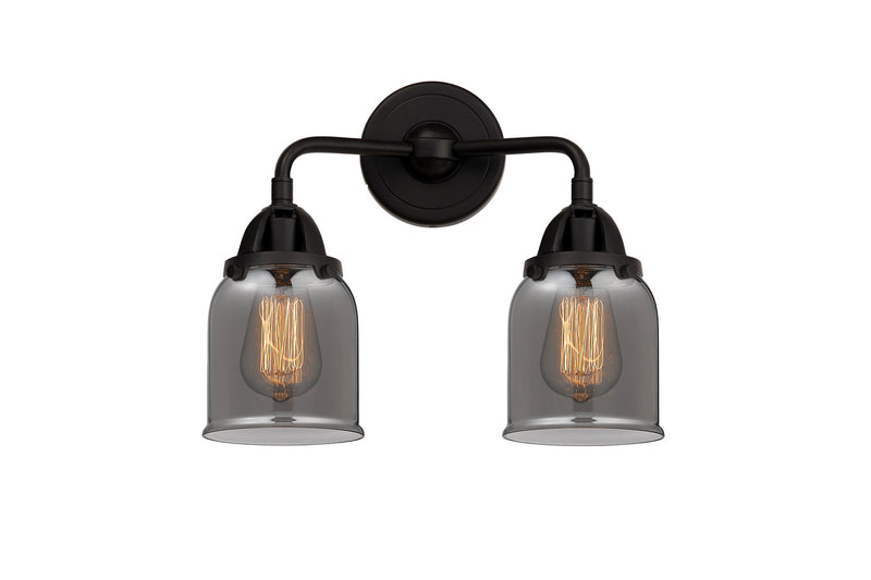 Innovations 288-2W-BK-G53 Two Light Bath Vanity, Matte Black