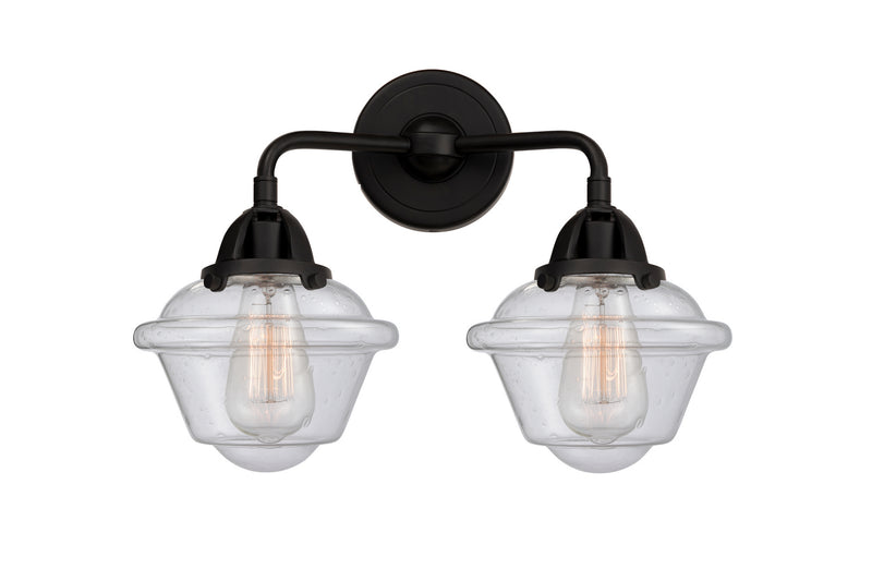Innovations 288-2W-BK-G534 Two Light Bath Vanity, Matte Black
