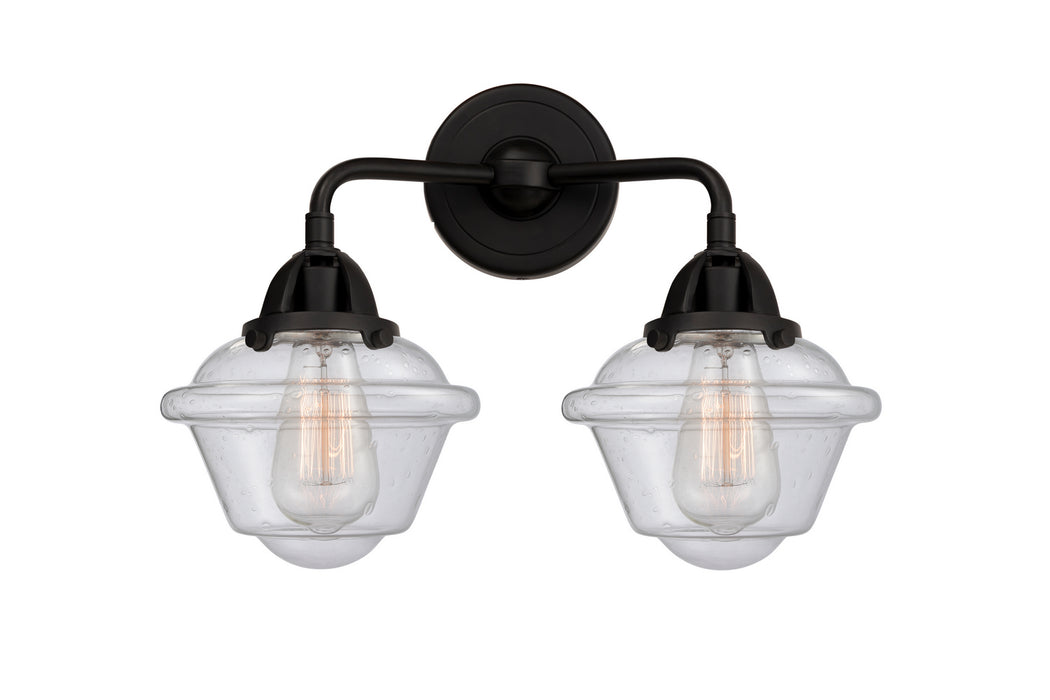 Innovations 288-2W-BK-G534 Two Light Bath Vanity, Matte Black
