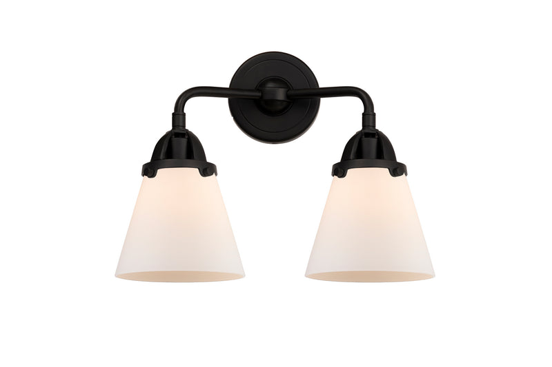 Innovations 288-2W-BK-G61 Two Light Bath Vanity, Matte Black