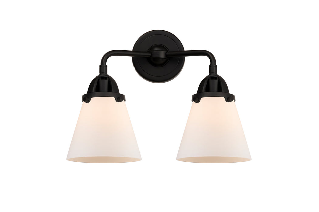 Innovations 288-2W-BK-G61 Two Light Bath Vanity, Matte Black