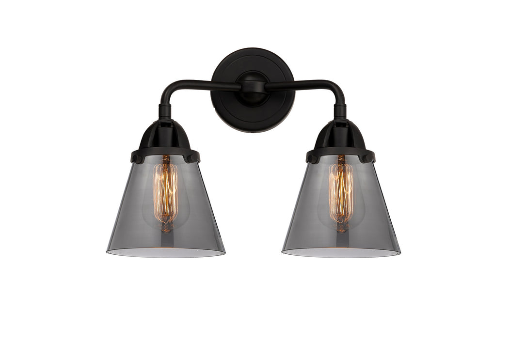 Innovations 288-2W-BK-G63 Two Light Bath Vanity, Matte Black