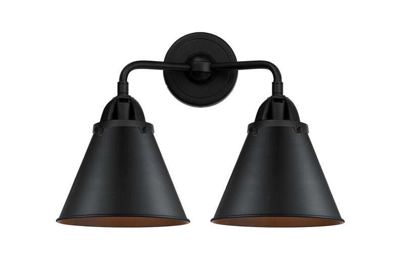 Innovations 288-2W-BK-M13-BK Two Light Bath Vanity, Matte Black