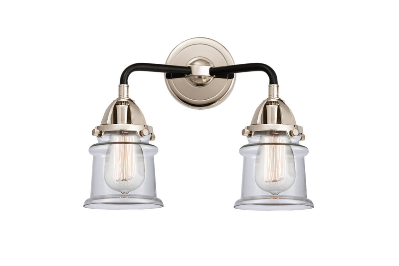 Innovations 288-2W-BPN-G182S Two Light Bath Vanity, Black Polished Nickel