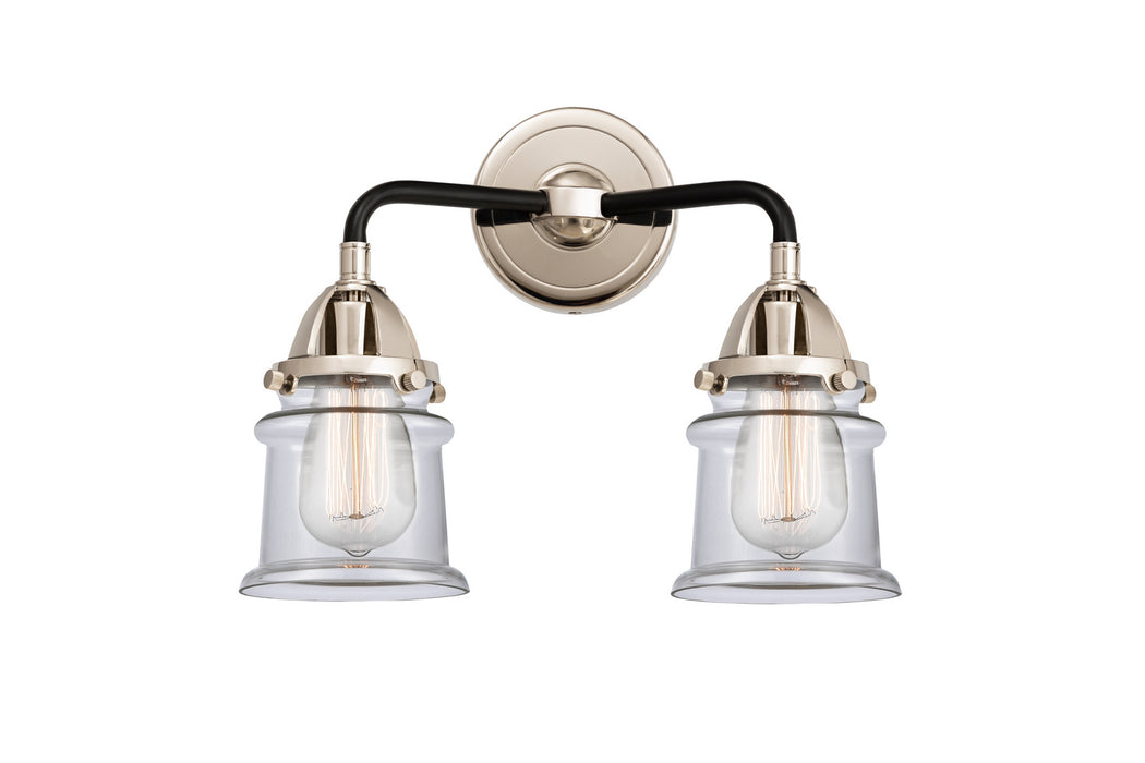 Innovations 288-2W-BPN-G182S Two Light Bath Vanity, Black Polished Nickel